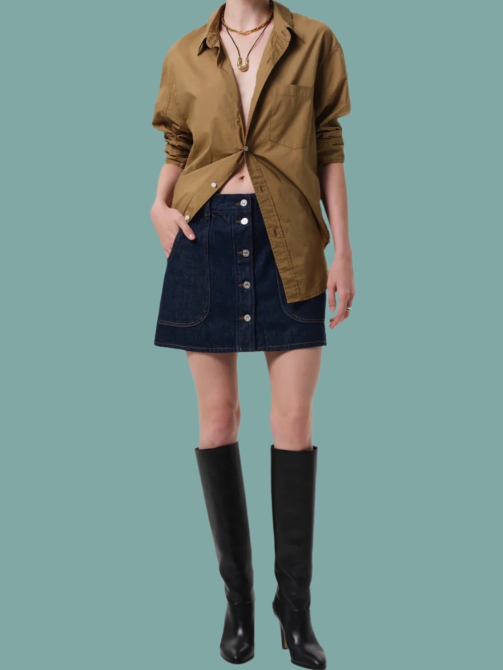 Citizens of Humanity - Curved Pocket Mini Skirt